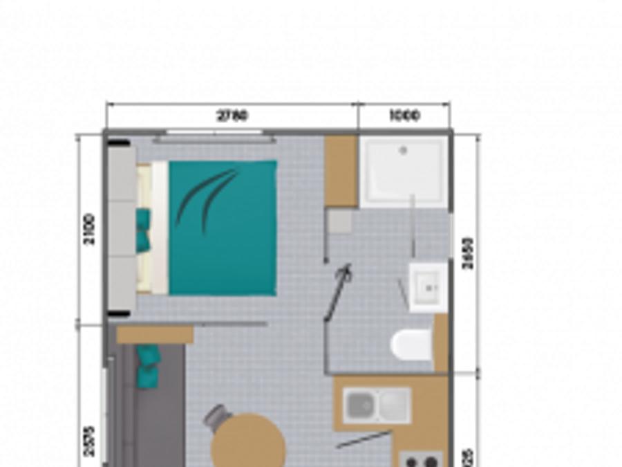 Mobilhome 3 personnes - BORA 8