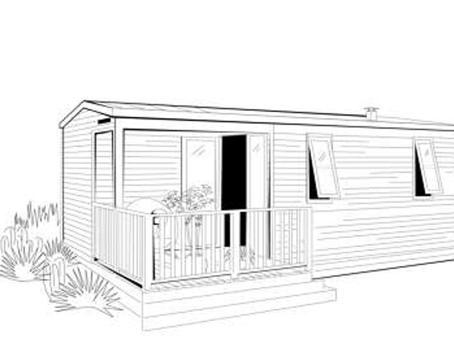 Mobilhome 4 personnes - JUNGLE 2 chambres 2