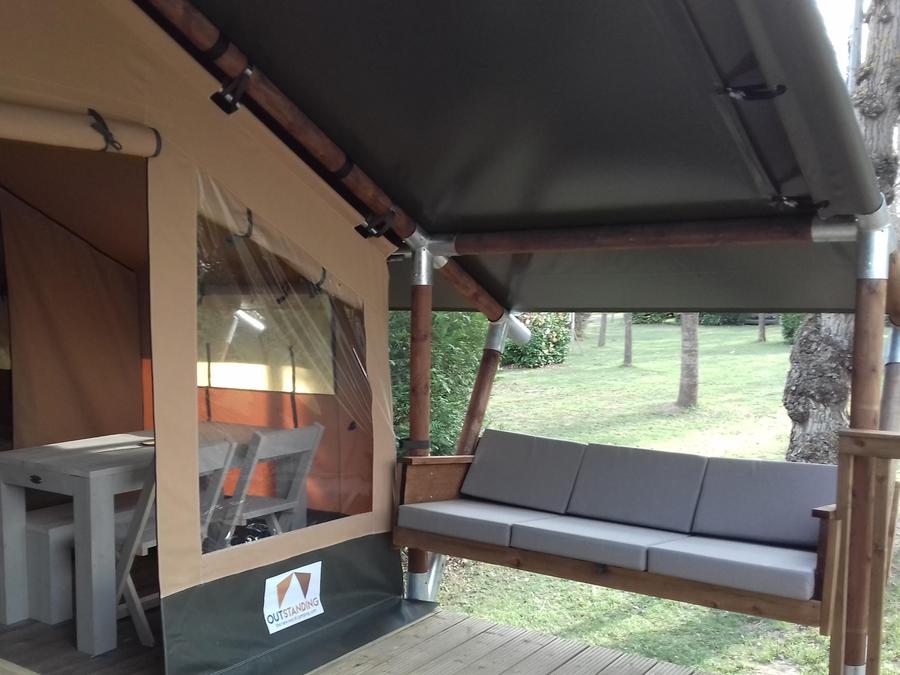 Lodge 4 personnes - LODGE SAFARI (Sans sanitaires) 1