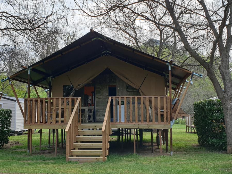 Lodge 4 personnes - LODGE SAFARI avec sanitaire 3
