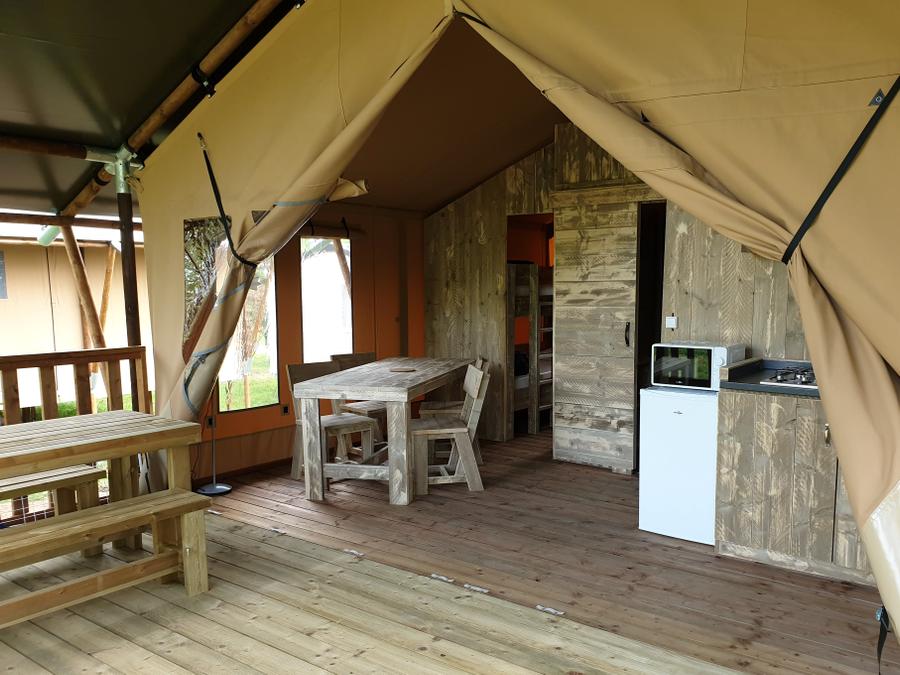 Lodge 4 personnes - LODGE SAFARI avec sanitaire 2