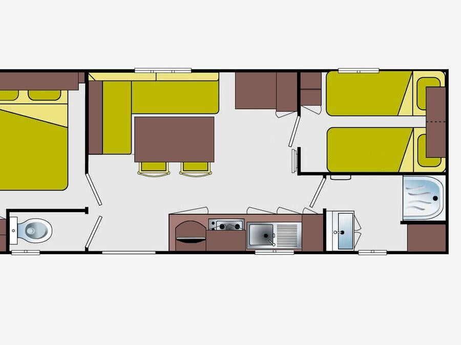 Mobilhome 4 personnes - 18 M² 1