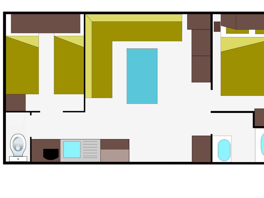 Mobilhome 6 personnes - 27 M² 1