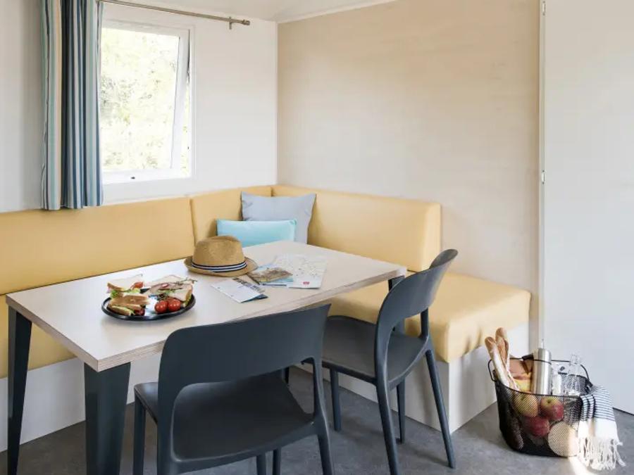 Mobilhome 7 personnes - Mobil Home Aqua 3ch 6/7pers Terrasse Semi-Couverte TV 1