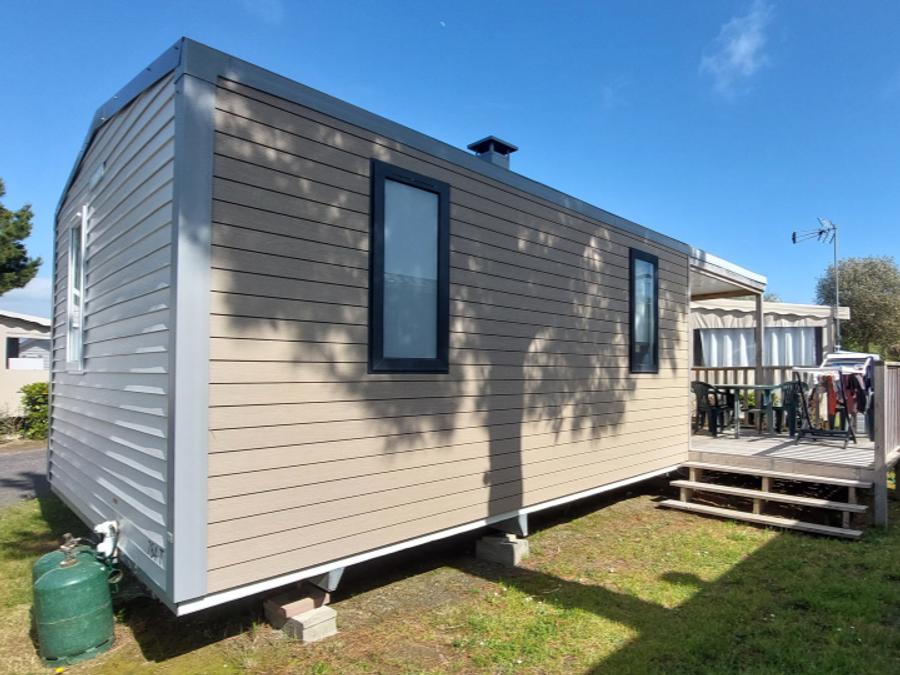 Mobilhome 5 personnes - Mobil Home Aqua 2ch 4/5pers Terrasse Semi-Couverte TV 0
