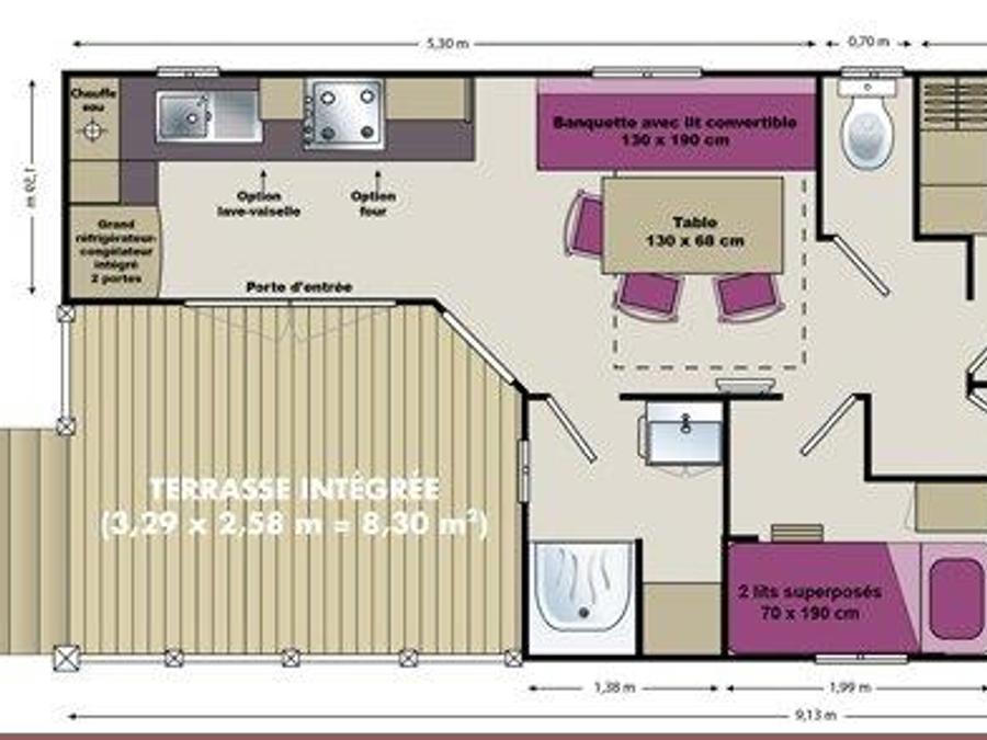 Mobilhome 6 personnes - Midi Pyrénées 2