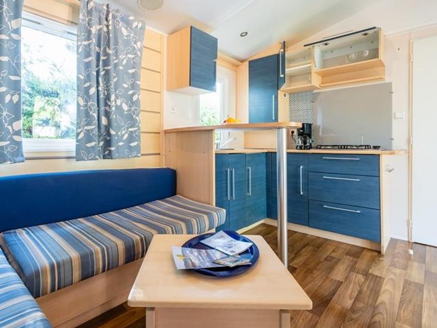 Mobilhome 6 personnes - Mobil-home Forêt 34.5m² (3 chambres) (+ de 10 ans) + Terrasse + TV 4/6 pers 3