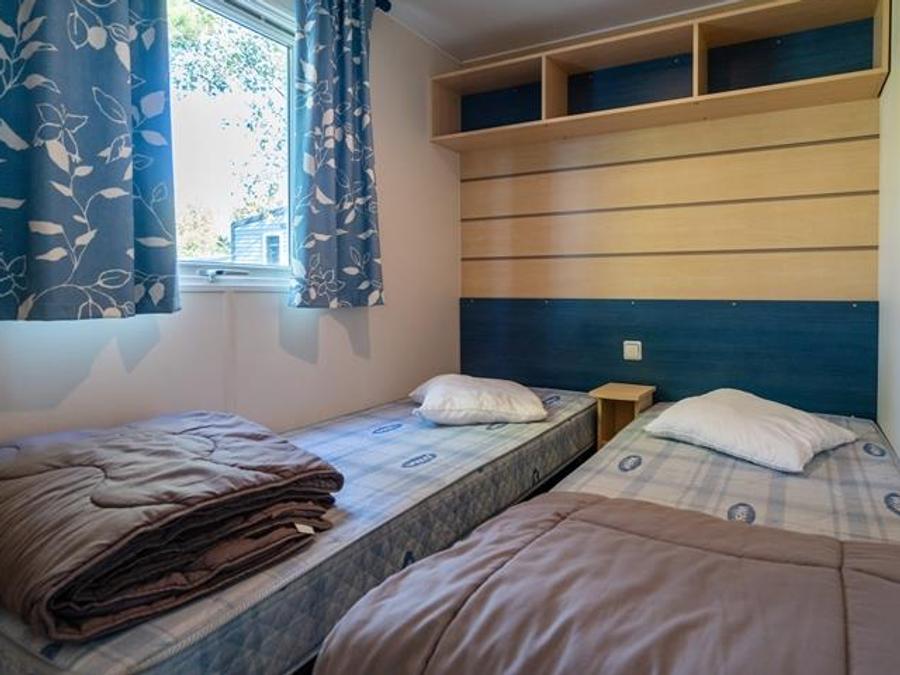 Mobilhome 6 personnes - Mobil-home Forêt 34.5m² (3 chambres) (+ de 10 ans) + Terrasse + TV 4/6 pers 5