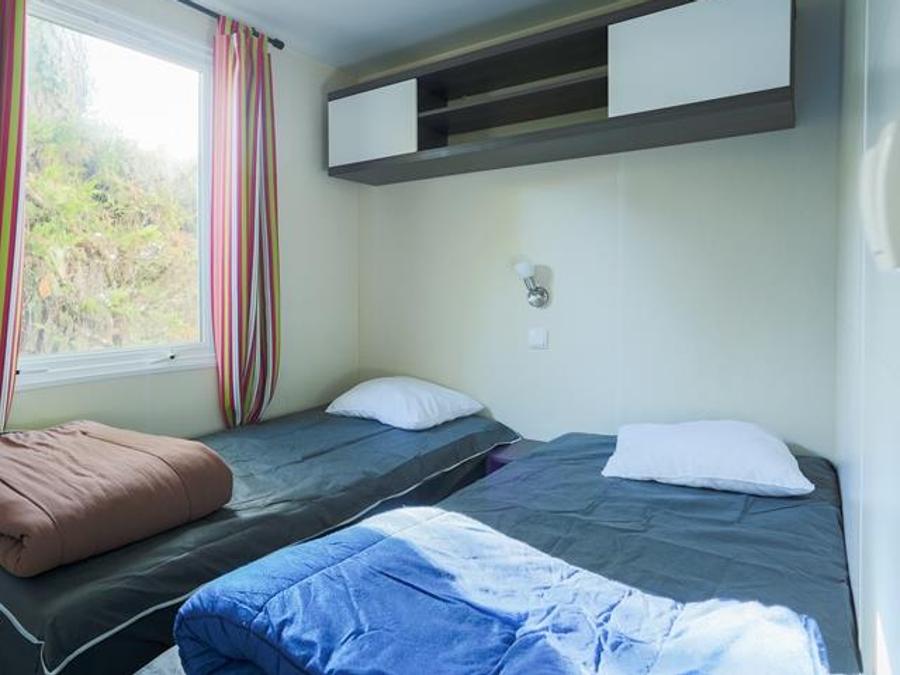 Mobilhome 6 personnes - Mobil-home Forêt 34.5m² (3 chambres) (+ de 10 ans) + Terrasse + TV 4/6 pers 6