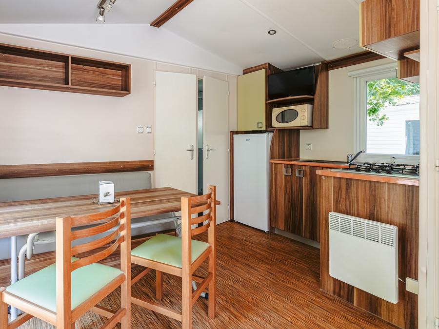 Mobilhome 4 personnes - Mobil home Cottage intégré 27.5m² (2 chambres) (+ de 13 ans) + terrasse intégrée+ TV 4 pers 9