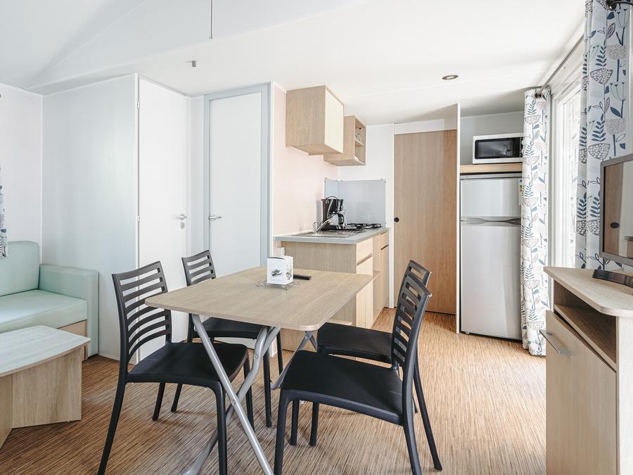 Mobilhome 5 personnes - Mobil-home Evasion 28.5m² (2 chambres) (- de 9 ans) + TV + Terrasse 4/5 pers 14