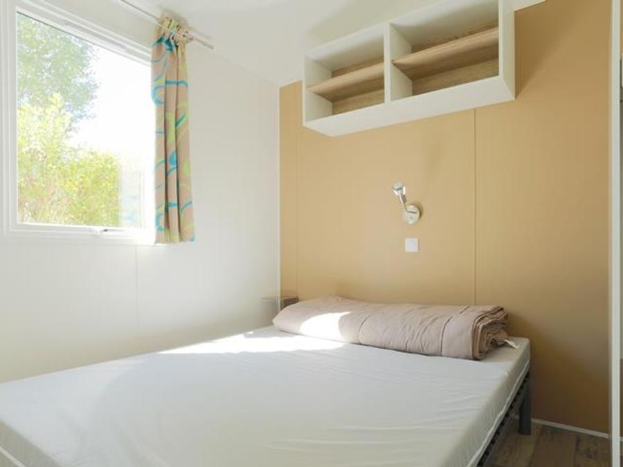 Mobilhome 8 personnes - Mobil-home Sable 40m² (4 chambres) + TV + Terrasse couverte (+ de 8 ans) 8 pers 7