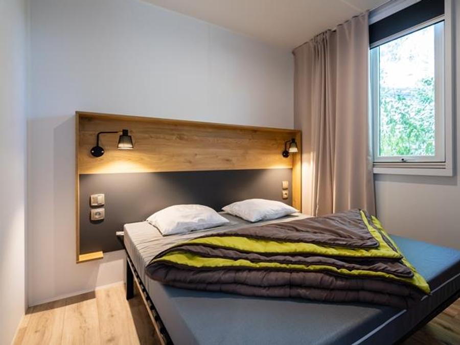 Mobilhome 4 personnes - Mobil-home Horizon 27.5m² (2 chambres) (- de 8 ans) + terrasse intégrée + TV 4 pers 5