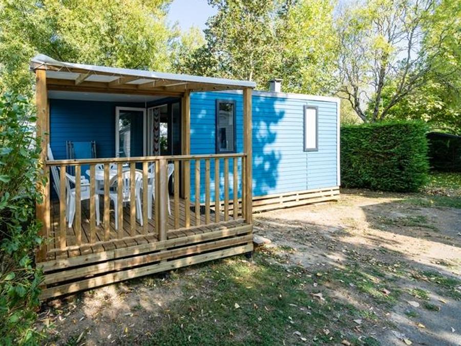 Mobilhome 4 personnes - Mobil-home Horizon 27.5m² (2 chambres) (- de 8 ans) + terrasse intégrée + TV 4 pers 0
