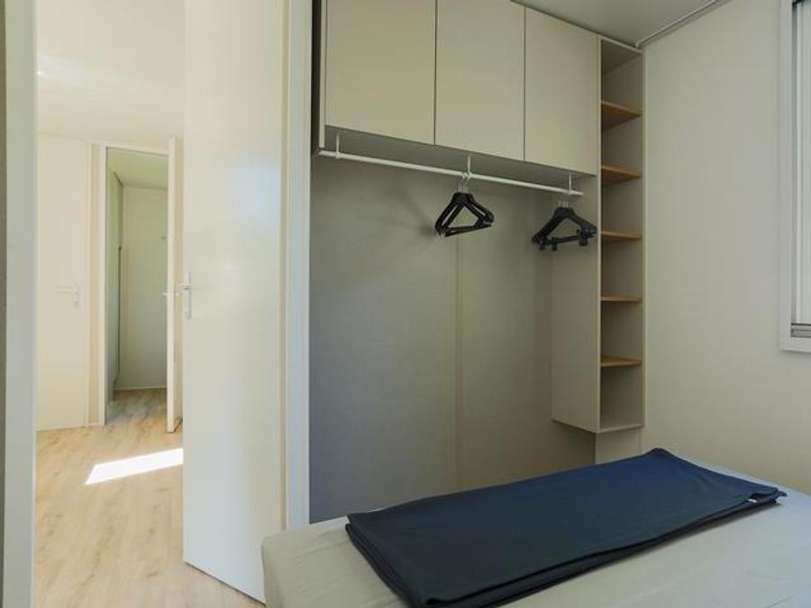 Mobilhome 4 personnes - Mobil-home Horizon 27.5m² (2 chambres) (- de 8 ans) + terrasse intégrée + TV 4 pers 8