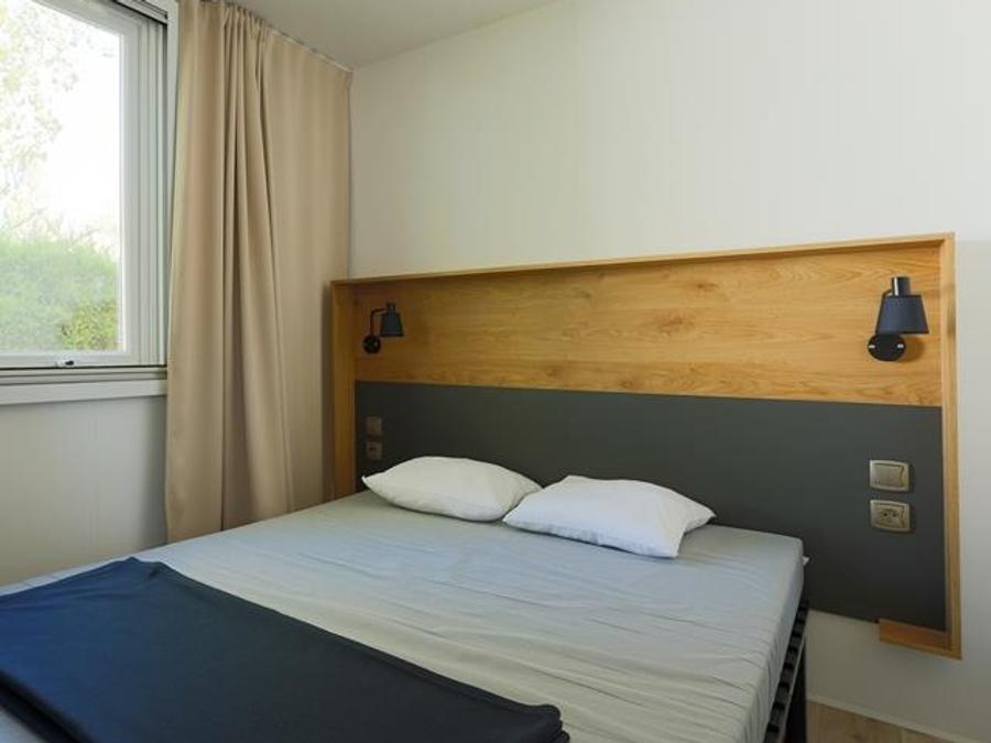 Mobilhome 4 personnes - Mobil-home Horizon 27.5m² (2 chambres) (- de 8 ans) + terrasse intégrée + TV 4 pers 6