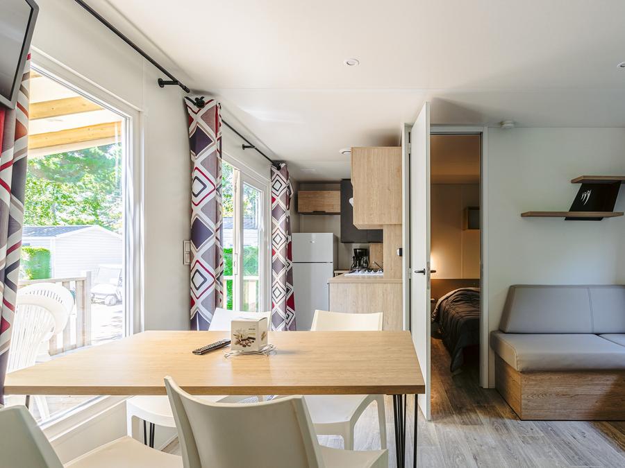 Mobilhome 6 personnes - Mobil-home Grand Large 34.5m² (3 chambres) (- de 8 ans) + TV + Terrasse 4/6 pers 11