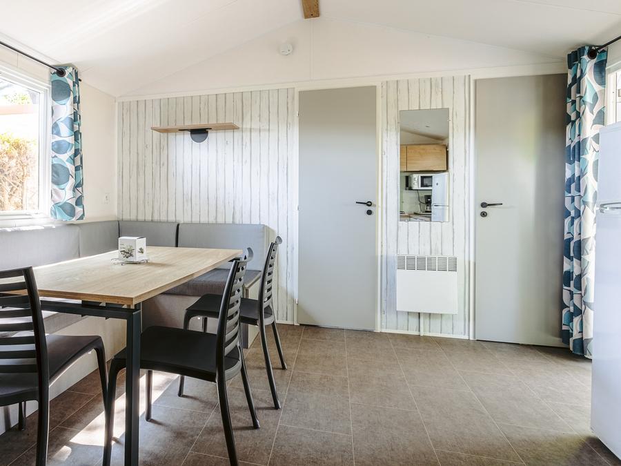 Mobilhome 6 personnes - Mobil-home Grand Large 34.5m² (3 chambres) (- de 8 ans) + TV + Terrasse 4/6 pers 10