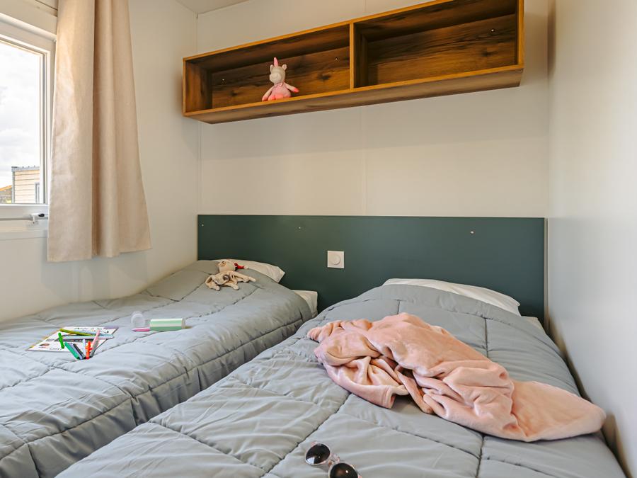 Mobilhome 8 personnes - Mobil-home Sable plus 40m² (4 chambres, 2 salle de bains) 8 pers 12