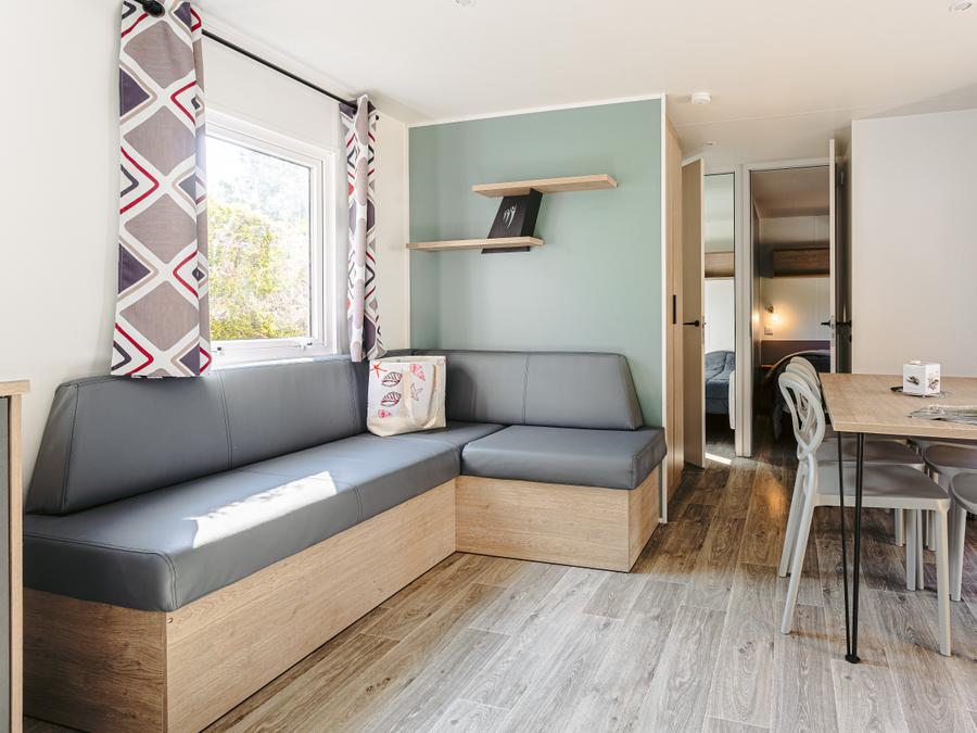Mobilhome 8 personnes - Mobil-home Sable plus 40m² (4 chambres, 2 salle de bains) 8 pers 10