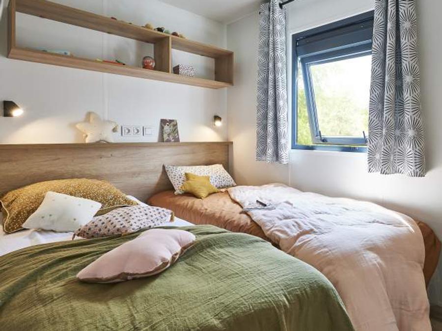Mobilhome 4 personnes - Mobil-home Premium 2ch. avec spa (33m²) 4 pers 3