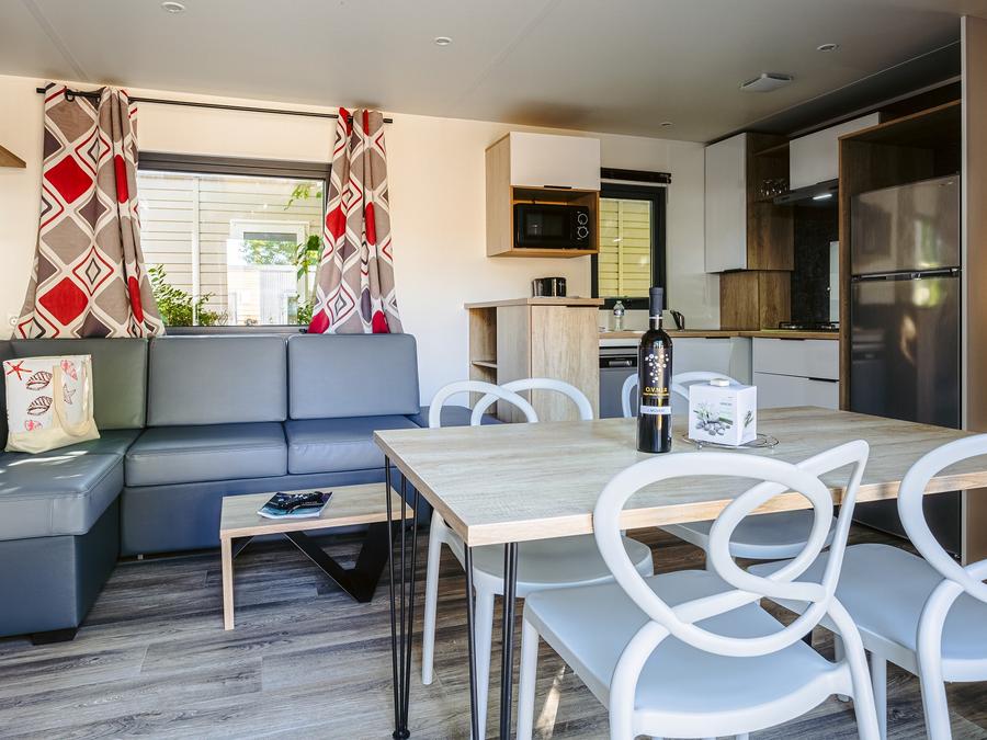 Mobilhome 4 personnes - Mobil-home Premium 2ch. avec spa (33m²) 4 pers 6