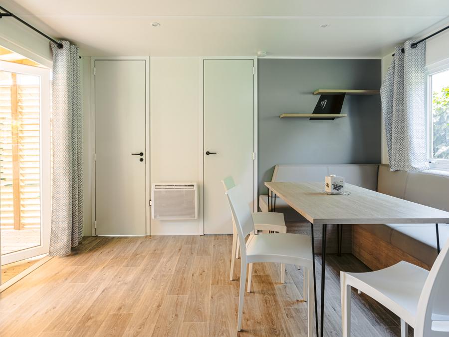 Mobilhome 6 personnes - Mobil-home Grand Large Plus 34.5m² (3 chambres) (- de 3 ans) + TV + Terrasse + lave-vaisselle + clim 6 pers 3