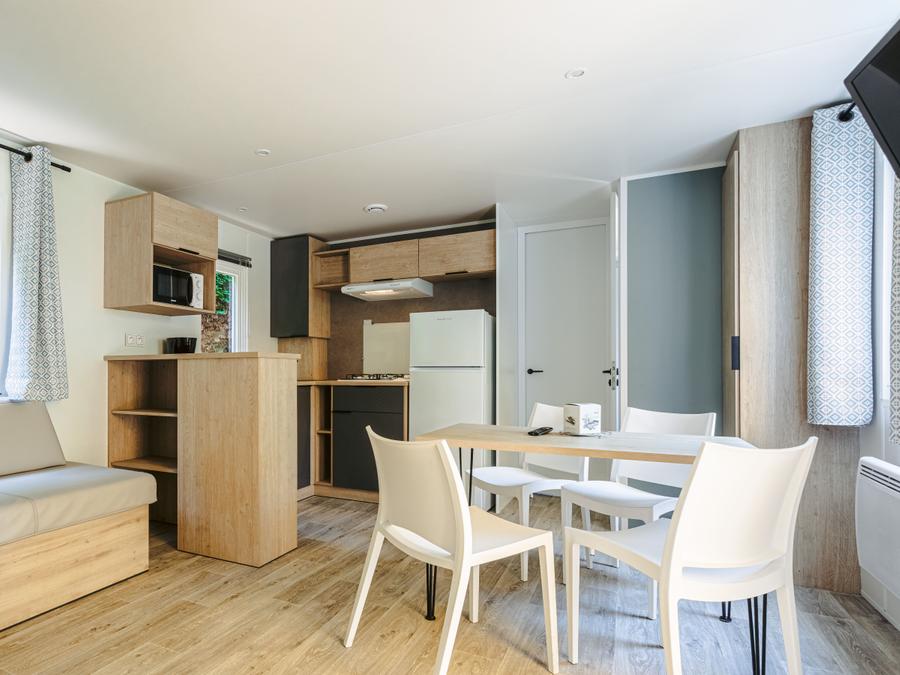 Mobilhome 5 personnes - Mobil-home Evasion Plus 28.5m² (2 chambres) (- de 3 ans) + TV + Terrasse + Clim + Lave-vaisselle 4/5 pers 3