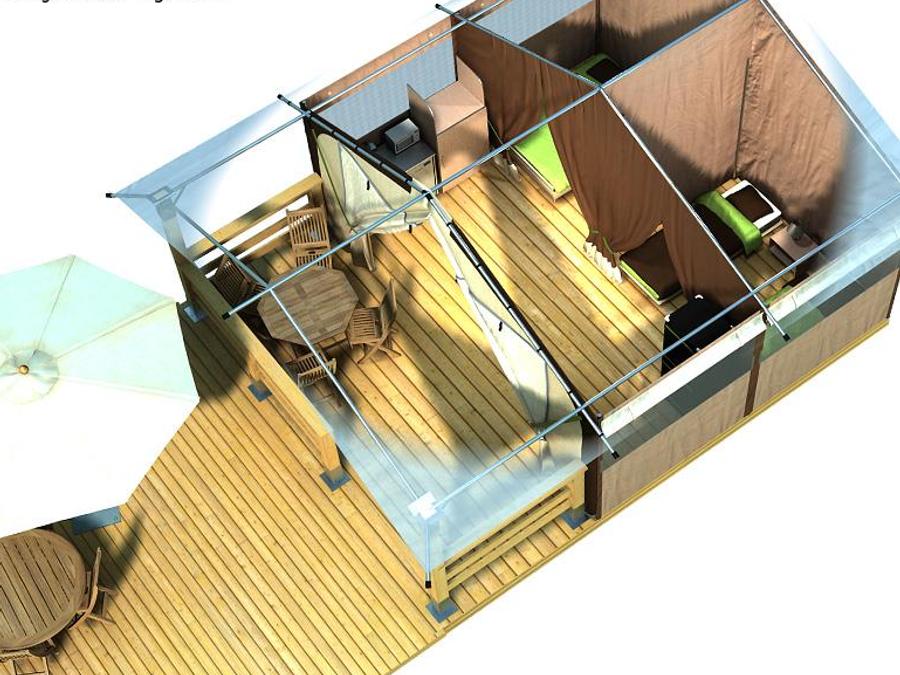 Tente 5 personnes - Lodge sans sanitaires 7