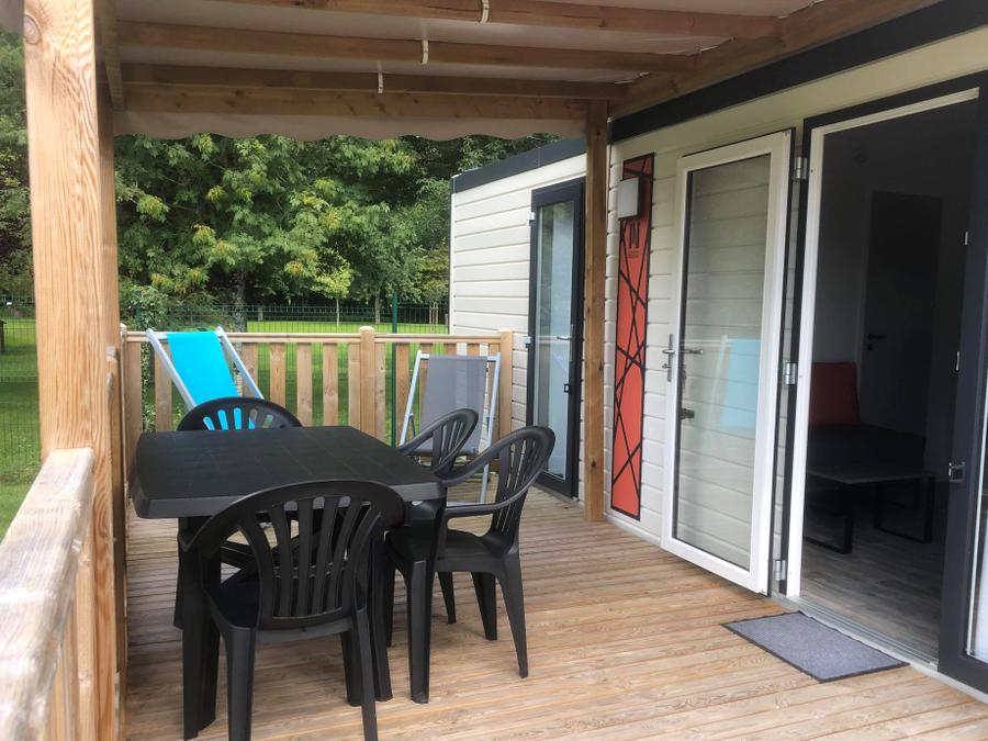 Mobilhome 4 personnes - Nirvana Duo 33m² 2 salles d'eau/terrasse semi couverte. 0