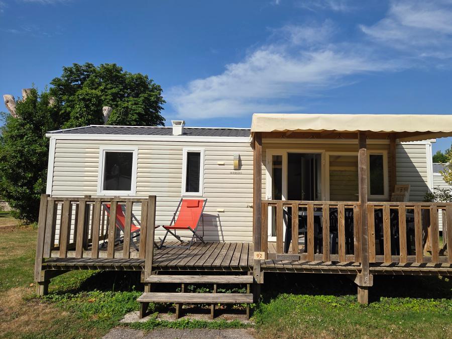 Mobilhome 6 personnes - Bermudes 31m² + terrasse semi-couverte 7