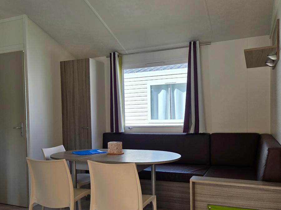 Mobilhome 6 personnes - Bermudes 31m² + terrasse semi-couverte 9