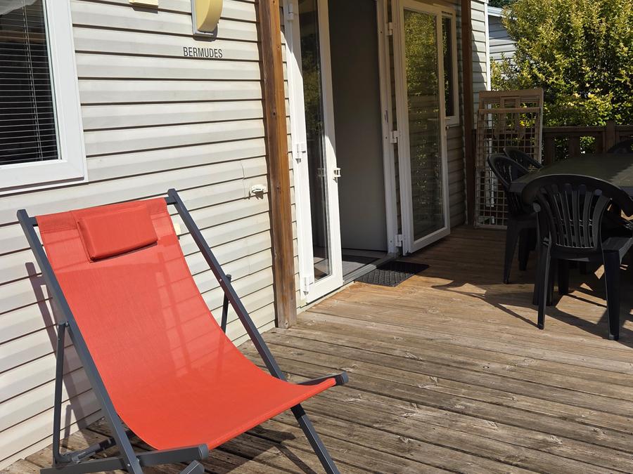 Mobilhome 6 personnes - Bermudes 31m² + terrasse semi-couverte 8