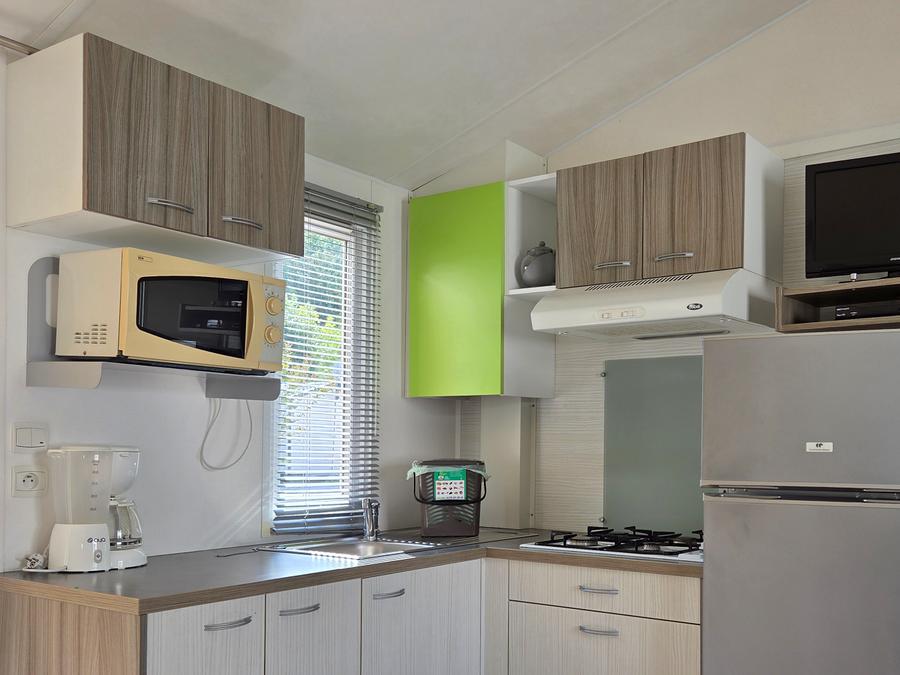 Mobilhome 4 personnes - Ibiza 27,5m² + terrasse semi-couverte 6