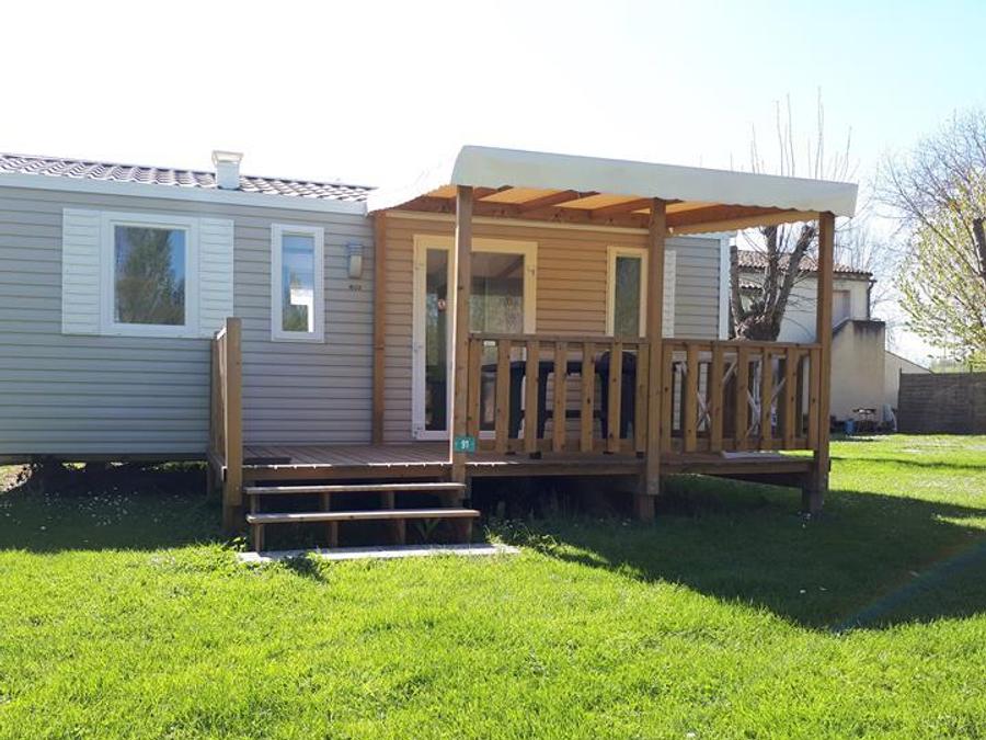 Mobilhome 4 personnes - Ibiza 27,5m² + terrasse semi-couverte 0