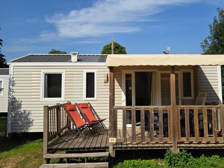 Mobilhome 4 personnes - Ibiza 27,5m² + terrasse semi-couverte 4