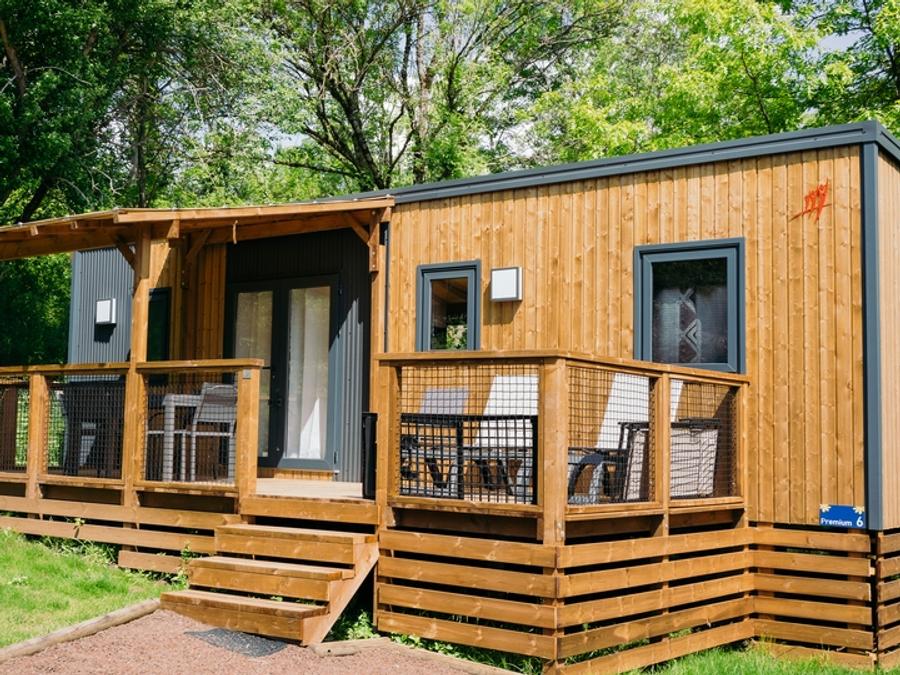 Mobilhome 6 personnes - Premium 33m² 3 chambres + Terrasse + TV + LV + BBQ + Quartier Piéton 7