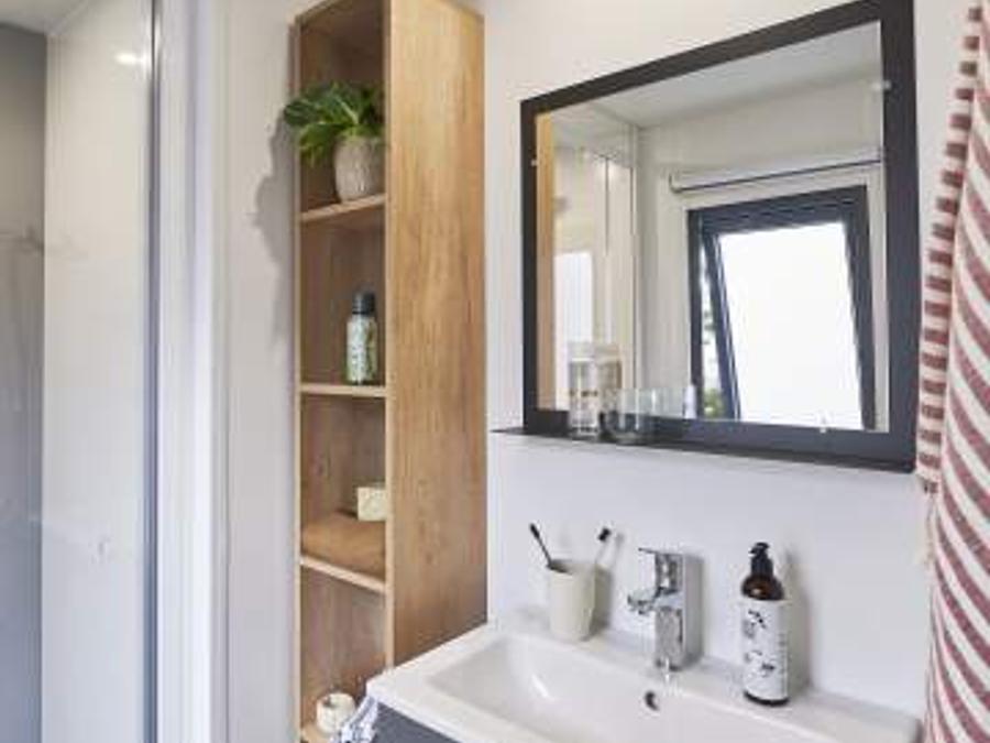 Mobilhome 6 personnes - Premium 37m² 3 chambres + Terrasse + TV + LV + BBQ + 2SDB + Quartier Piéton 6