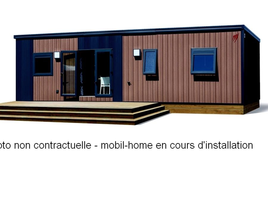 Mobilhome 6 personnes - Premium 37m² 3 chambres + Terrasse + TV + LV + BBQ + 2SDB + Quartier Piéton 0