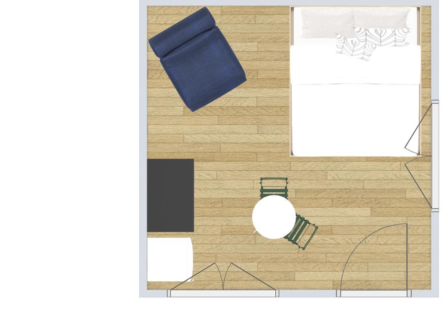Chalet 2 personnes - 1 pièce 12m² - sans sanitaires 3