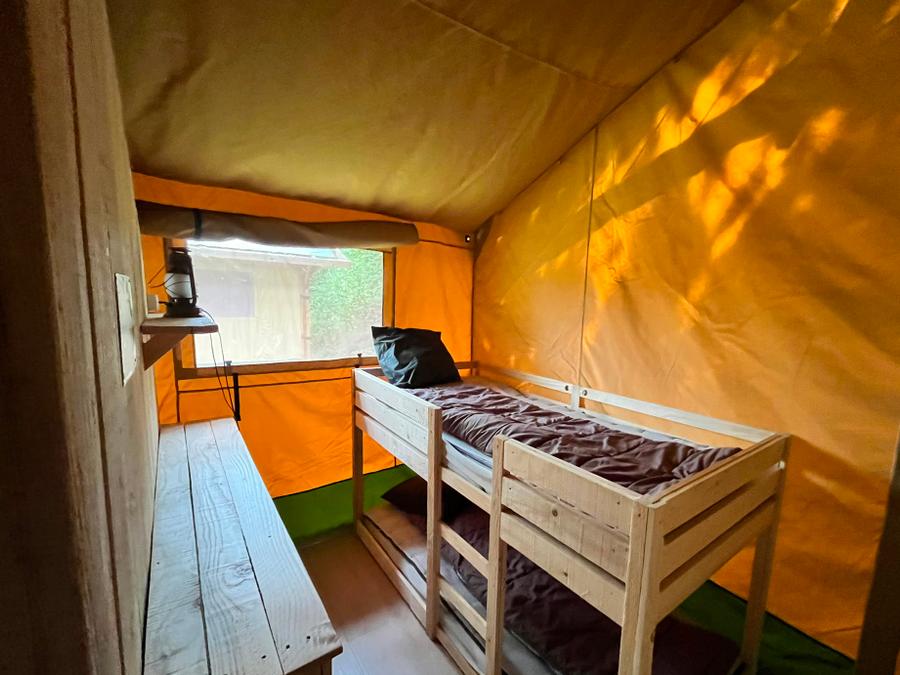 Lodge 4 personnes - Grande Tente Lodge Glamping 42M2 11