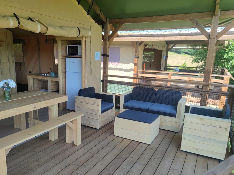 Lodge 4 personnes - Grande Tente Lodge Glamping 42M2 4