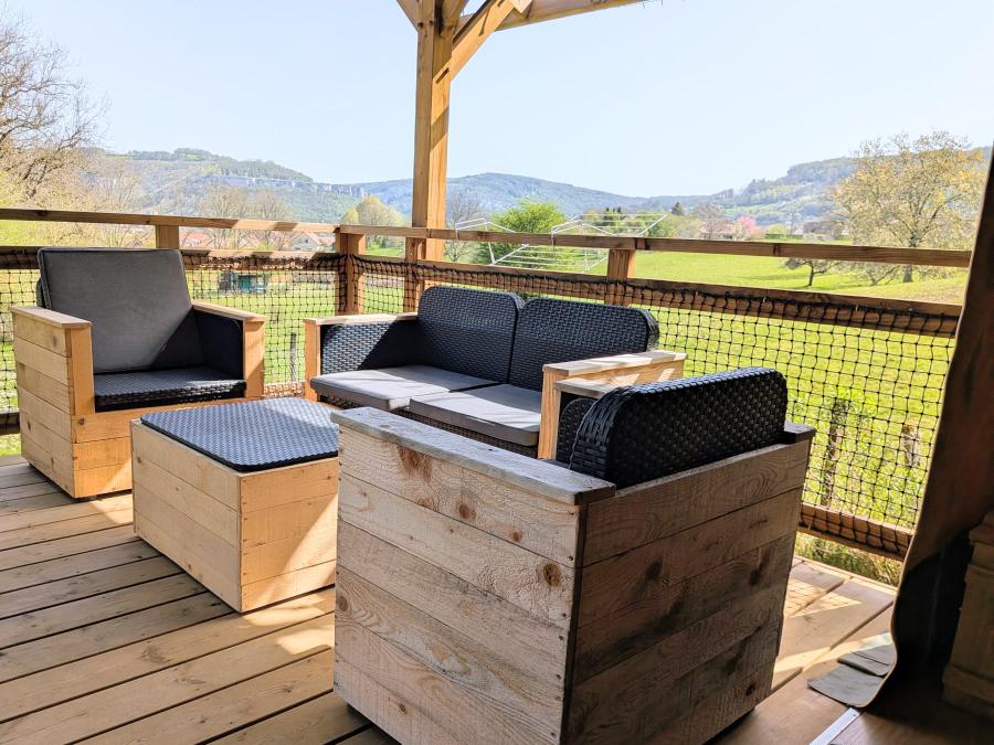 Lodge 4 personnes - Grande Tente Lodge Glamping 42M2 13