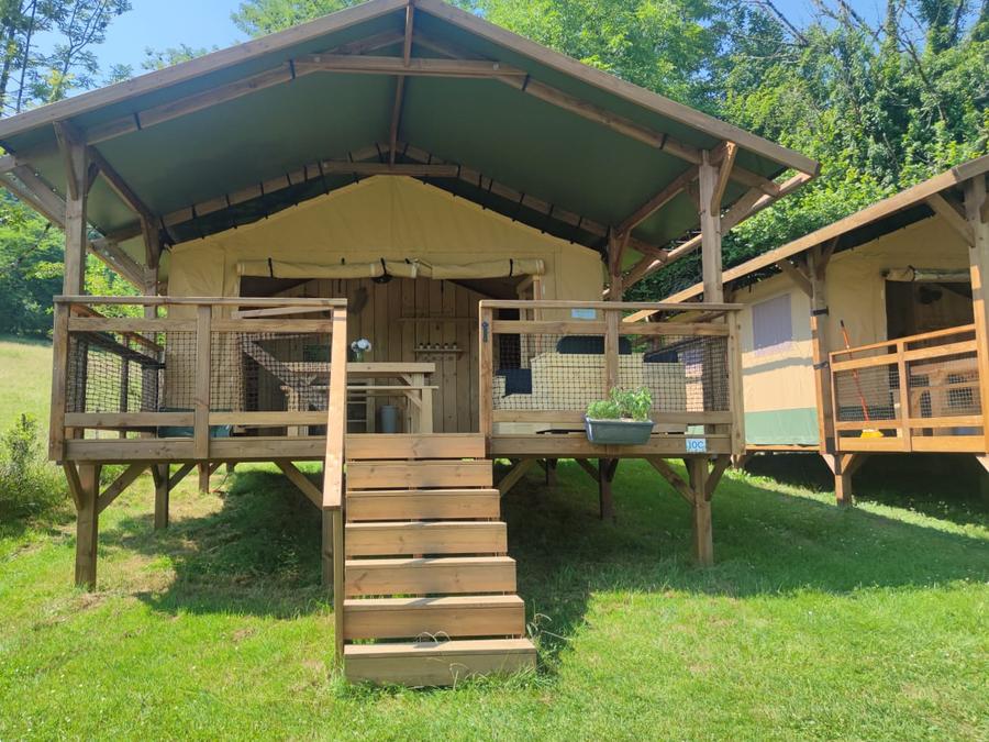 Lodge 4 personnes - Grande Tente Lodge Glamping 42M2 0