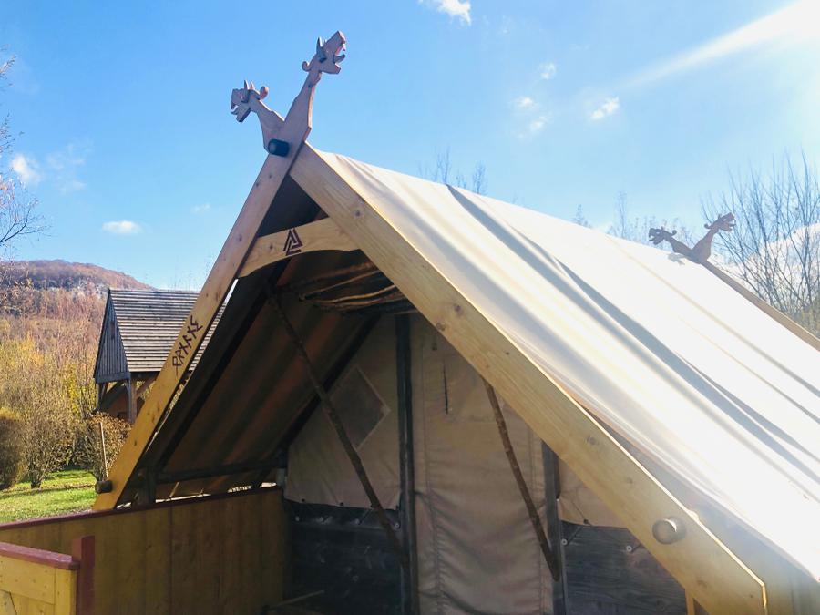 Tente en toile et en bois 4 personnes - LODGE SKALI - sans sanitaires 0