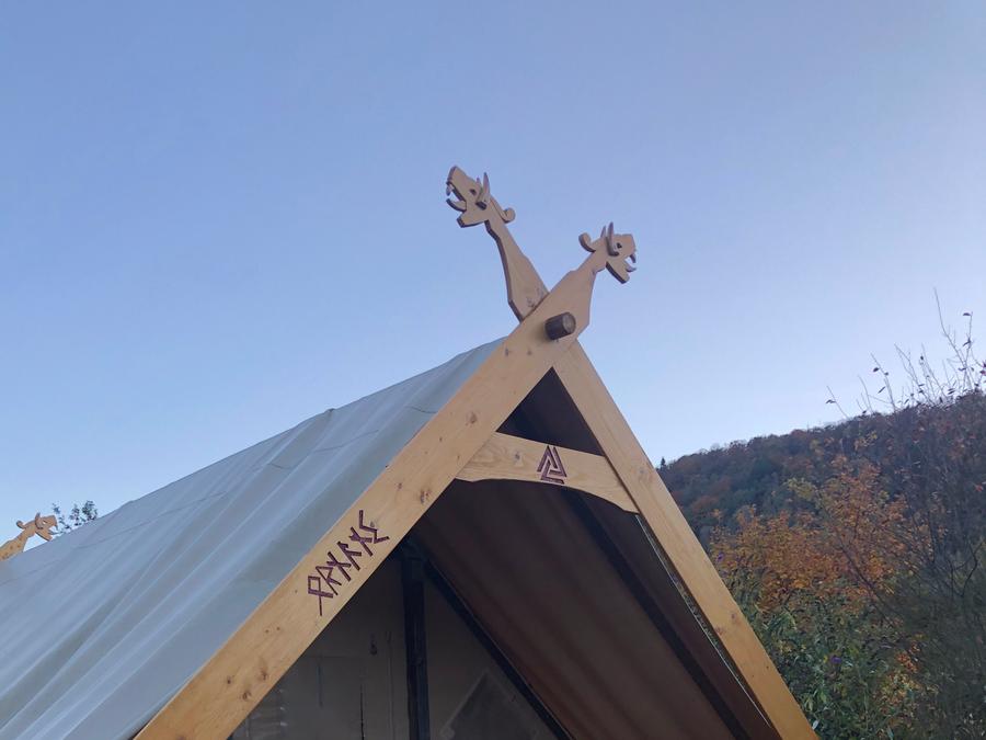 Tente en toile et en bois 4 personnes - LODGE SKALI - sans sanitaires 3