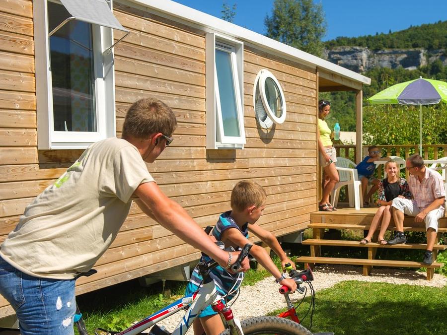 Mobilhome 6 personnes - Cottage Séquanie - 32m² - 3 chambres pour les grandes familles 3