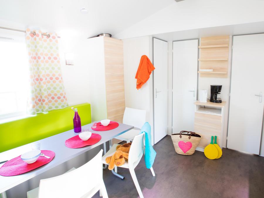 Mobilhome 6 personnes - Cottage Séquanie - 32m² - 3 chambres pour les grandes familles 2