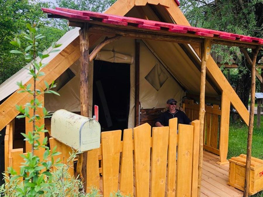 Lodge 4 personnes - Lodge de l'Orpailleur SANS SANITAIRES 1