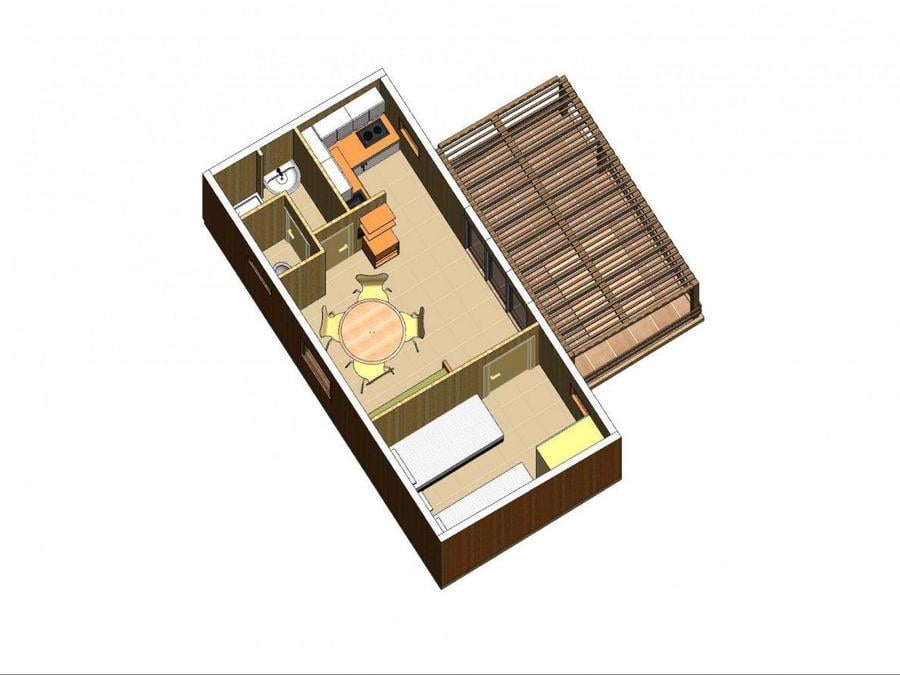 Chalet 4 personnes - S150 - CLIM - TV - DRAPS - MENAGE FINAL 6